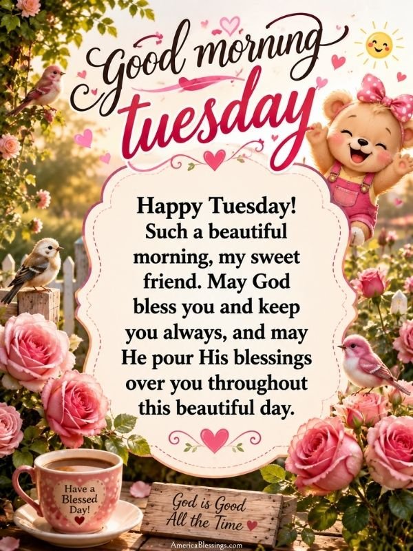 Good Tuesday morning blessings