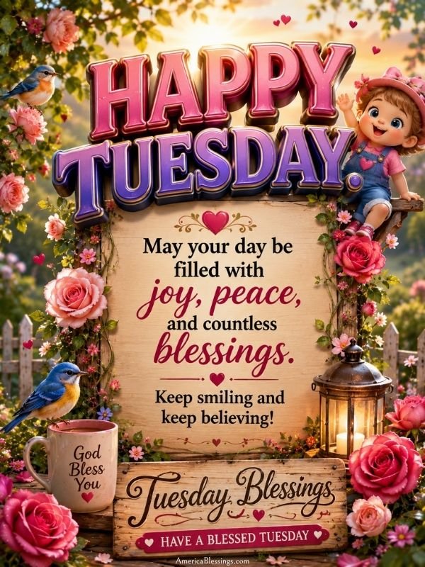 Happy Tuesday Blessings