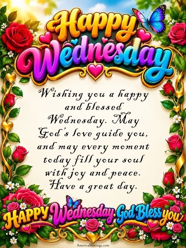 Beautiful Wednesday blessings images