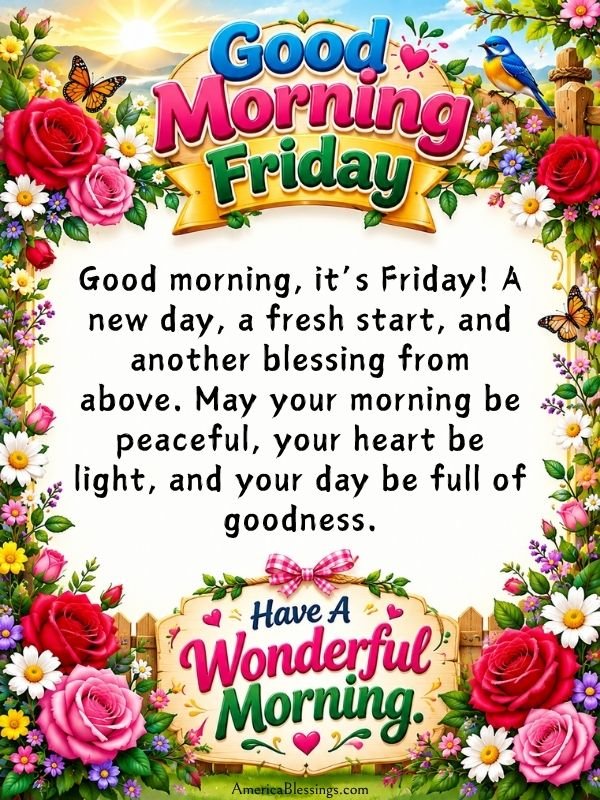 Good Morning Friday