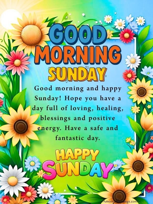 Sunday Morning Blessings