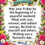 Beautiful Friday Blessings