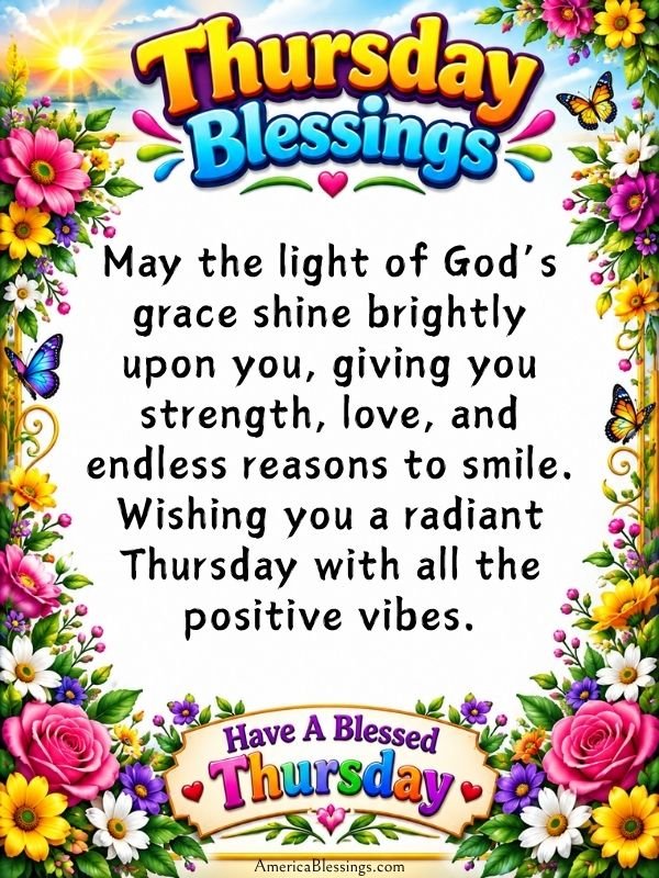 Thursday blessings