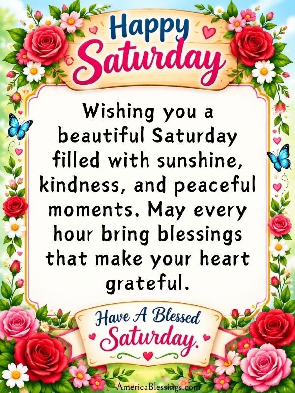 Saturday Greetings